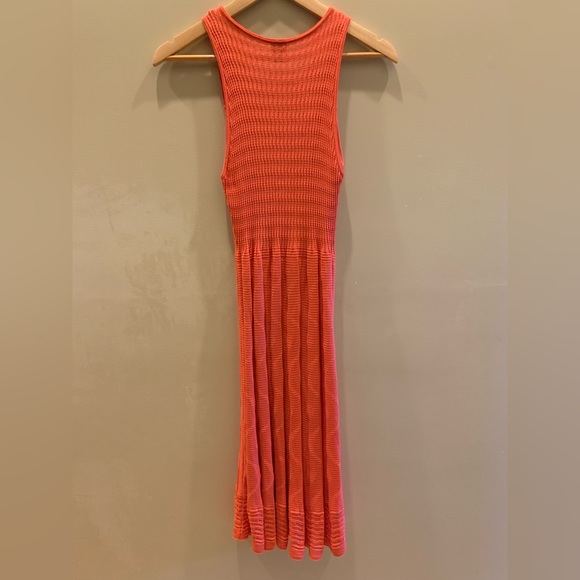 M Missoni Bright Pink-Orange Midi Dress - Picture 4 of 9